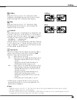 Preview for 49 page of Sanyo PLC-XU84 Owner'S Manual