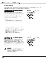 Preview for 56 page of Sanyo PLC-XU84 Owner'S Manual