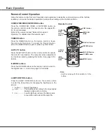 Preview for 28 page of Sanyo PLC-XU88W Owner'S Manual