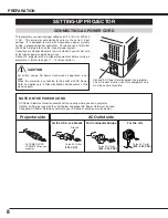 Preview for 8 page of Sanyo PLC-XW20A Owner'S Manual