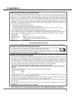 Preview for 7 page of Sanyo PLC-XW300 Owner'S Manual