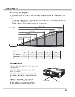 Preview for 13 page of Sanyo PLC-XW300 Owner'S Manual