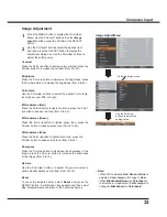 Preview for 33 page of Sanyo PLC-XW300 Owner'S Manual