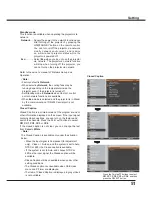 Preview for 51 page of Sanyo PLC-XW300 Owner'S Manual