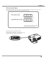 Preview for 75 page of Sanyo PLC-XW300 Owner'S Manual