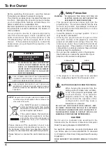 Preview for 4 page of Sanyo PLC-XW50 Owner'S Manual