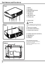 Preview for 8 page of Sanyo PLC-XW50 Owner'S Manual