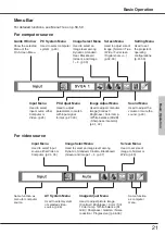 Preview for 21 page of Sanyo PLC-XW50 Owner'S Manual