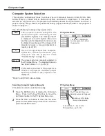 Предварительный просмотр 26 страницы Sanyo PLC-XW56 Owner'S Manual