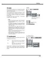 Предварительный просмотр 43 страницы Sanyo PLC-XW56 Owner'S Manual