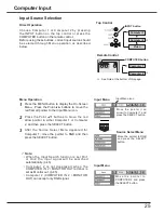 Preview for 25 page of Sanyo PLC-XW57 Owner'S Manual