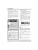 Preview for 4 page of Sanyo PLC-XW60 Owner'S Manual