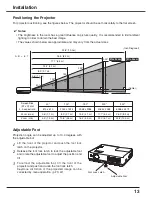 Preview for 13 page of Sanyo PLC-XW65 Owner'S Manual