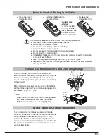 Preview for 15 page of Sanyo PLC-ZM5000 Owner'S Manual