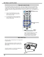 Preview for 16 page of Sanyo PLC-ZM5000 Owner'S Manual