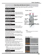 Preview for 29 page of Sanyo PLC-ZM5000 Owner'S Manual