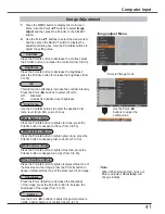 Preview for 41 page of Sanyo PLC-ZM5000 Owner'S Manual