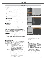 Preview for 51 page of Sanyo PLC-ZM5000 Owner'S Manual