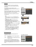 Preview for 53 page of Sanyo PLC-ZM5000 Owner'S Manual