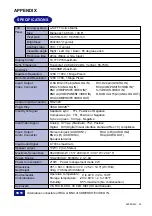 Предварительный просмотр 33 страницы Sanyo PLL404W-B0X1 Instruction Manual