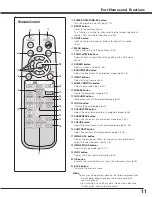 Preview for 11 page of Sanyo PLV-1080HD - High Definition 1080p LCD Home Theater Projector Owner'S Manual