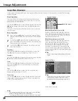 Preview for 28 page of Sanyo PLV-1080HD - High Definition 1080p LCD Home Theater Projector Owner'S Manual