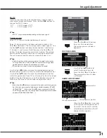 Preview for 31 page of Sanyo PLV-1080HD - High Definition 1080p LCD Home Theater Projector Owner'S Manual