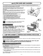 Preview for 16 page of Sanyo PLV-20N Owner'S Manual