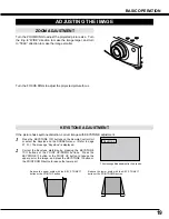 Preview for 19 page of Sanyo PLV-30 Owner'S Manual