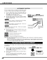 Preview for 26 page of Sanyo PLV-30 Owner'S Manual