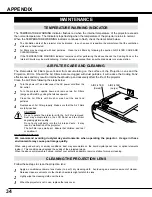 Preview for 34 page of Sanyo PLV-30 Owner'S Manual