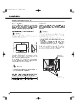 Preview for 6 page of Sanyo PLV-45WR1Z Owner'S Manual