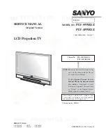 Sanyo PLV-45WR1Z Service Manual preview