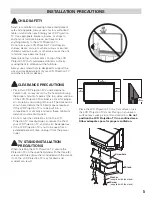 Предварительный просмотр 5 страницы Sanyo PLV-55WHD1 Owner'S Manual