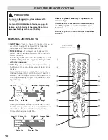 Предварительный просмотр 18 страницы Sanyo PLV-55WHD1 Owner'S Manual