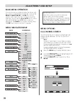 Предварительный просмотр 20 страницы Sanyo PLV-55WHD1 Owner'S Manual