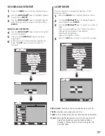 Предварительный просмотр 27 страницы Sanyo PLV-55WHD1 Owner'S Manual