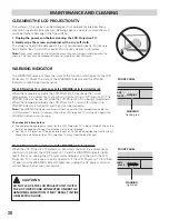 Предварительный просмотр 30 страницы Sanyo PLV-55WHD1 Owner'S Manual