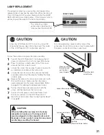 Предварительный просмотр 31 страницы Sanyo PLV-55WHD1 Owner'S Manual