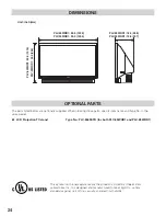 Предварительный просмотр 34 страницы Sanyo PLV-55WHD1 Owner'S Manual