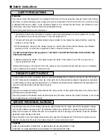 Preview for 3 page of Sanyo PLV-55WHD1 Service Manual