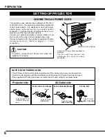 Preview for 8 page of Sanyo PLV-60 Owner'S Manual