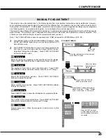 Preview for 25 page of Sanyo PLV-60 Owner'S Manual