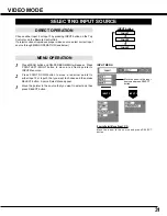 Preview for 31 page of Sanyo PLV-60 Owner'S Manual