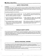 Preview for 3 page of Sanyo PLV-60 Service Manual