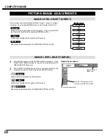 Preview for 28 page of Sanyo PLV-60HT Owner'S Manual