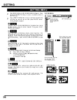 Preview for 36 page of Sanyo PLV-60HT Owner'S Manual