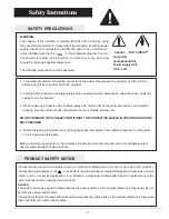 Preview for 3 page of Sanyo PLV-HD10 Service Manual