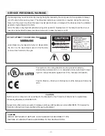 Preview for 4 page of Sanyo PLV-HD10 Service Manual