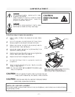 Preview for 11 page of Sanyo PLV-HD10 Service Manual